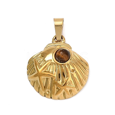 Natural Tiger Eye Pendants GG-CBA97F4-02G-10-1