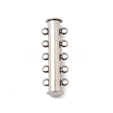 304 Stainless Steel Slide Lock Clasps STAS-F350-05D-P-1