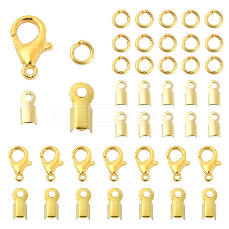 50Pcs Zinc Alloy Lobster Claw Clasps DIY-YW0007-54G-1