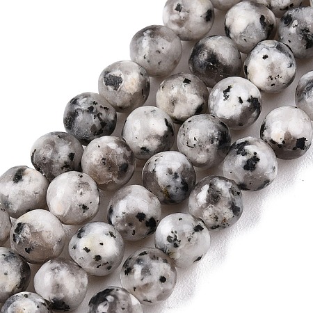 Dyed Natural White Jade Beads Strands G-T140-4mm-B02-1