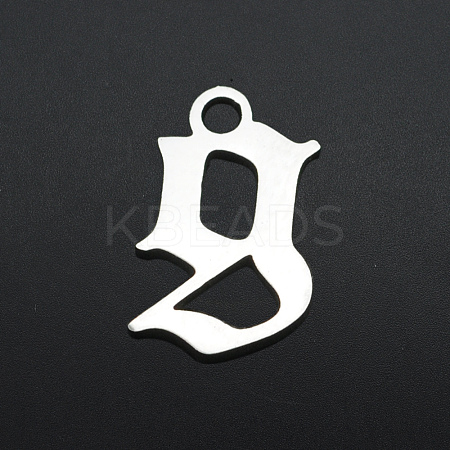 Non-Tarnish 201 Stainless Steel Charms STAS-S105-JA569-G-1