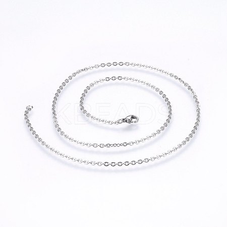 Non-Tarnish 304 Stainless Steel Cable Chains Necklaces NJEW-F226-04P-06-1