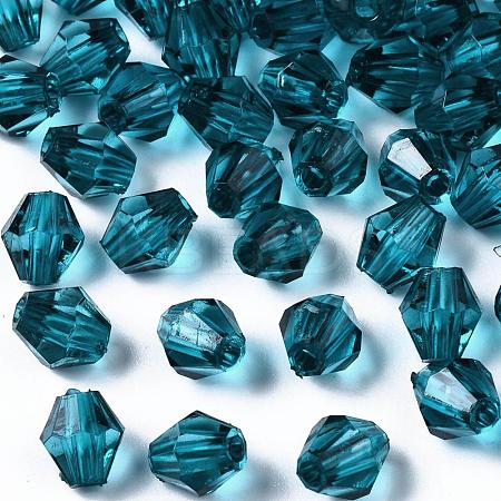 Transparent Acrylic Beads TACR-S146-6mm-08-1