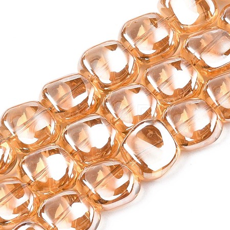 Electroplate Glass Beads Strand EGLA-S188-21-A03-1