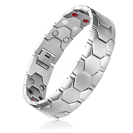 Stainless Steel Panther Chain Watch Band Bracelets JB673A-1