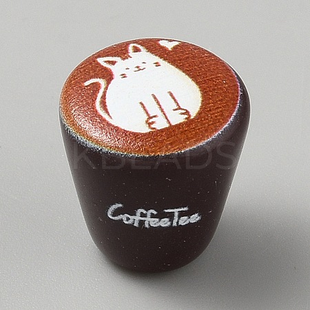 Resin Miniature Mini Dollhous  Coffe Cup DIY-TAC0020-60B-1