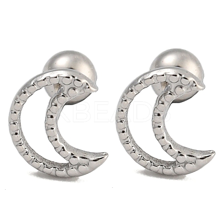 304 Stainless Steel Cartilage Earrings EJEW-B066-01B-P-1