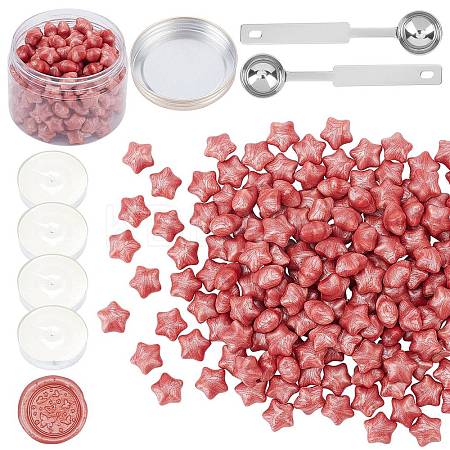 Sealing Wax Particles Kits for Retro Seal Stamp DIY-CP0003-54N-1