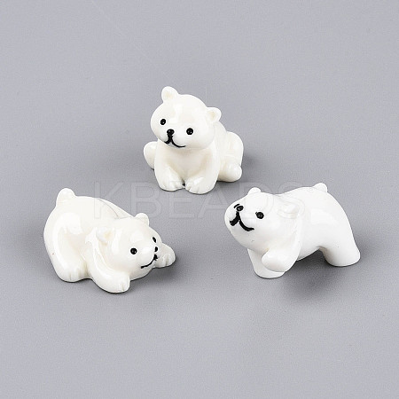 Resin POlar Bear Display Decorations RESI-T026-15M-1