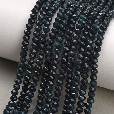 Dyed Natural White Jade Beads Strands GG-CBAF9EE-A08-3x4mm-1