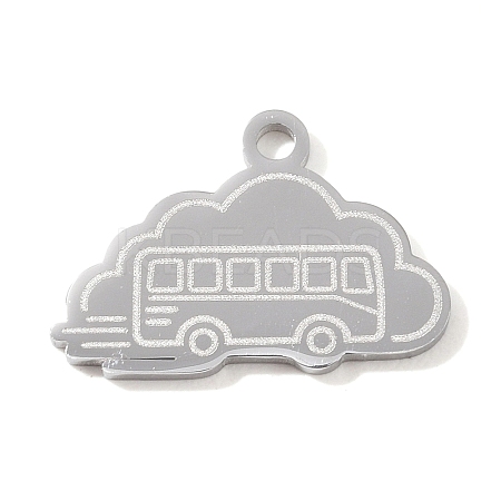 304 Stainless Steel Pendants SA-CBAE30B-03F-P-1