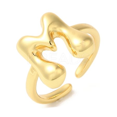 Brass Open Cuff Rings RJEW-U008-06M-G-1