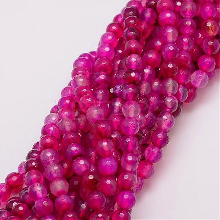 Natural Agate Bead Strands G-G882-8mm-C01-6-1