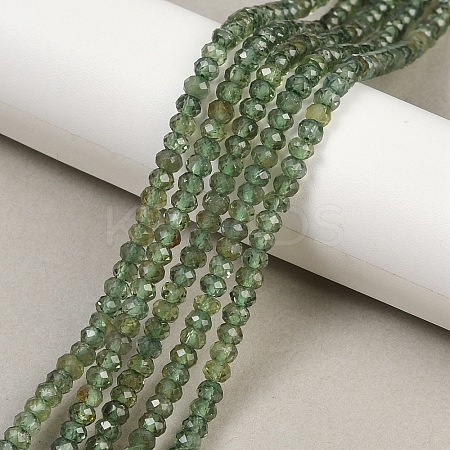 Natural Green Apatite Beads Strands G-E194-04-01-1