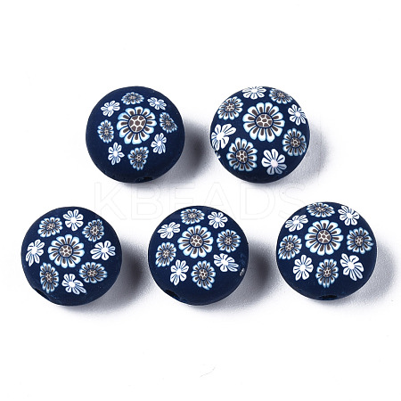 Handmade Polymer Clay Beads CLAY-N008-026B-1