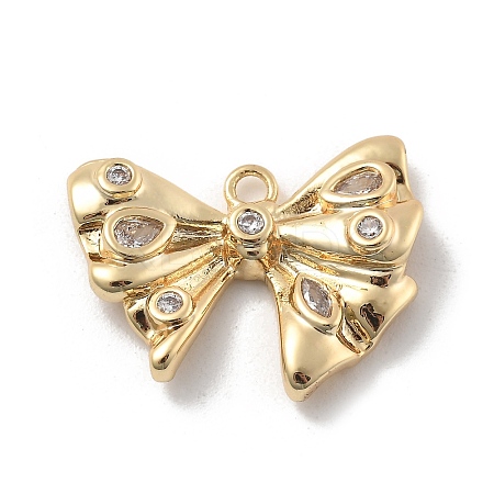 Brass Micro Pave Cubic Zirconia Pendants LS-KK-D283-03G-1