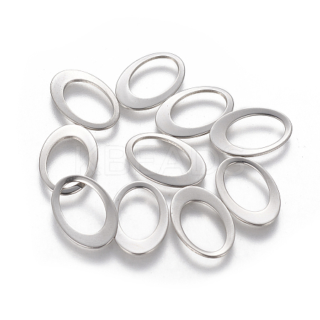 Tarnish Resistant 201 Stainless Steel Linking Rings LS-STAS-L233-012P-1