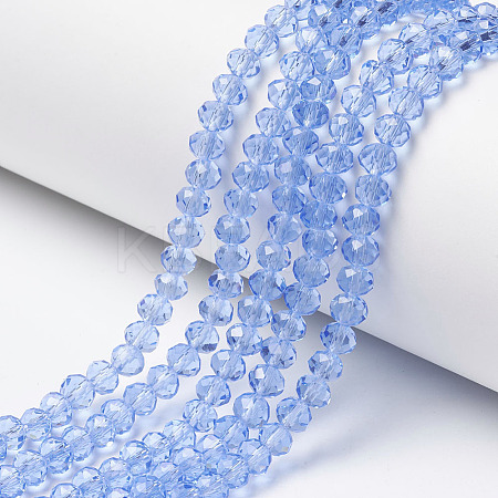 Glass Beads Strands LS-EGLA-A034-T6mm-D14-1