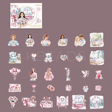 Label Paster Picture Stickers DIY-Q038-03D-1