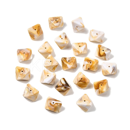 Opaque Acrylic Beads OACR-D320-02E-1