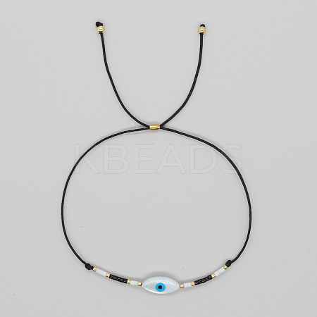 Natural Shell Evil Eye Bracelets FK3019-4-1