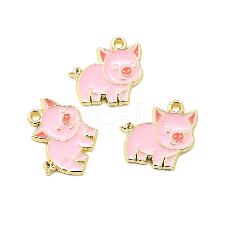 Zinc Alloy Enamel Pendants X-FIND-Z080-01G-02-1
