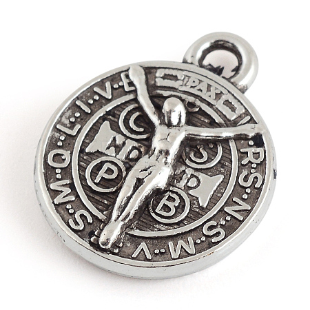 Tibetan Style Alloy Pendants X-TIBE-S298-190AS-LF-1