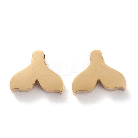 Ion Plating(IP) 304 Stainless Steel Charms STAS-O139-05G-1