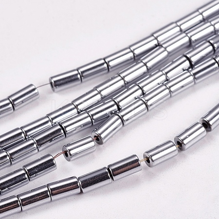 Electroplate Non-magnetic Synthetic Hematite Beads Strands G-J162-C-05-1