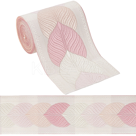 3M Polyester Jacquard Leaf Ribbon for Garment Accessories OCOR-CY0002-12E-1