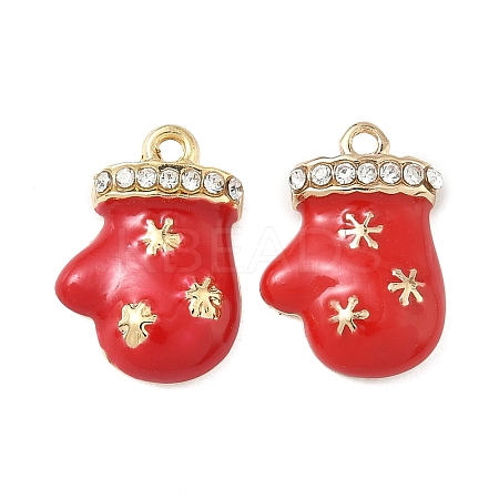 Christmas Alloy Enamel Pendants LS-ENAM-I073-02G-01-1
