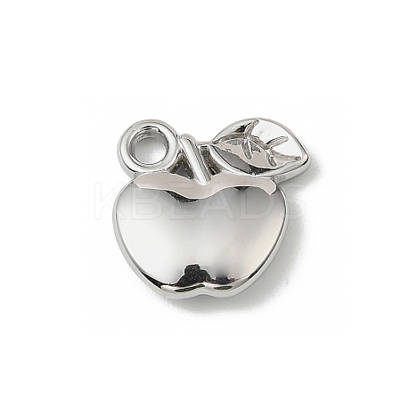 304 Stainless Steel Pendants STAS-F327-02B-P-1