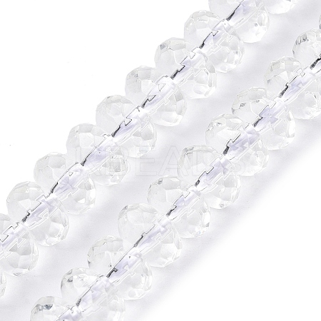 Transparent Glass Beads Strands GLAA-N001-61B-1