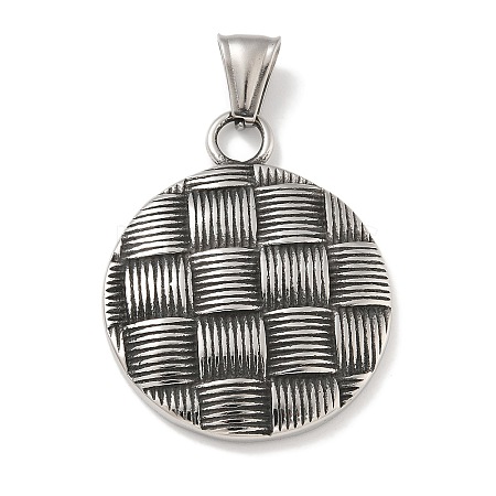 304 Stainless Steel Pendants STAS-Z097-10AS-1