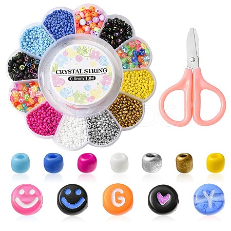 Glass Seed Beads & Acrylic Beads DIY Jewelry Sets DIY-YW0005-92-1