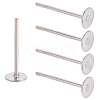 900Pcs 304 Stainless Steel Stud Earring Findings STAS-SC0010-28-6
