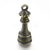 Alloy Chess Pendants PALLOY-H201-06AB-2