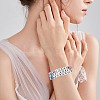 8Pcs 8 Colors Polymer Clay Beaded Stretch Bracelets BJEW-SW00147-7