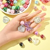 DIY Bowknot & Round & Heart Acrylic Beads Jewelry Making Findings Kits DIY-YW0010-82-3