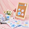 PVC Self Adhesive Flower Car Sticker DIY-WH0453-57B-4