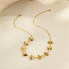 Ocean 304 Stainless Steel Link Chain Necklaces for Women LS-NJEW-A060-01E-G-1