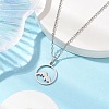 201 Stainless Steel Pendnat Necklaces NJEW-JN04764-02-5