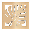 Laser Cut Unfinished Basswood Wall Decoration WOOD-WH0113-140-1