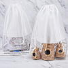 Non-woven Fabric Shoes Storage Bags with Visible Window ABAG-WH0045-13B-5