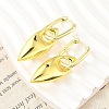 Horse Eye Brass Hoop Earrings for Women EJEW-U057-06D-01G-3