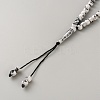 Muslim Acrylic Round Prayer Beads Bracelets BJEW-WH0031-013C-2