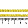Electroplate Transparent Glass Beads Strands EGLA-A035-T3mm-A03-4