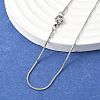 Tarnish Resistant 304 Stainless Steel Snake Chains Necklaces LS-NJEW-O058-24P-1