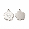 304 Stainless Steel Enamel Charms STAS-F291-06P-03-1
