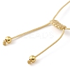 Adjustable Flat Round with Holy Virgin Charms Bracelet LS-BJEW-Z073-01G-01-3